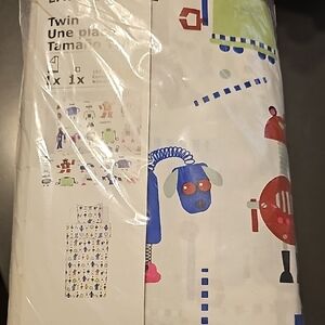 Ikea Lattjo kids robot duvet cover